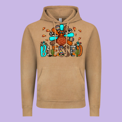 Blessed Turkey Vintage Hoodie Designed By Jahusdesignshop