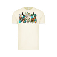 Vintage Arctic mom with bull skull Vintage Tee - texasbilliewilder