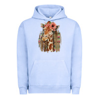 Pigment Grape Ice Giraffe with Floral Urban Hoodie - Bettercallsaul