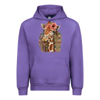 Tulip Giraffe with Floral Urban Hoodie - Bettercallsaul