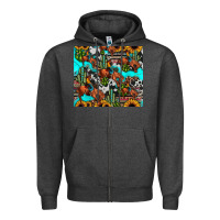 Charcoal Heather rodeo cowboy tumbler Zipper Hoodie - JahusDesignShop