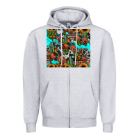 Heather Grey rodeo cowboy tumbler Zipper Hoodie - JahusDesignShop