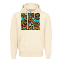 Sandshell rodeo cowboy tumbler Zipper Hoodie - JahusDesignShop