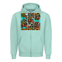 Seafoam rodeo cowboy tumbler Zipper Hoodie - JahusDesignShop