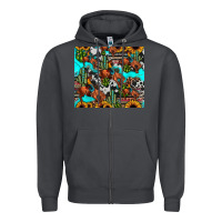 Smoke rodeo cowboy tumbler Zipper Hoodie - JahusDesignShop