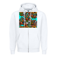 White rodeo cowboy tumbler Zipper Hoodie - JahusDesignShop