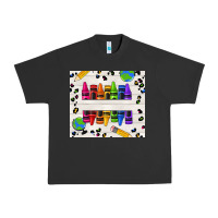 Pigment Black Personalized Crayons Urban Heavy Tee - texasbilliewilder