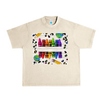 Sandshell Personalized Crayons Urban Heavy Tee - texasbilliewilder