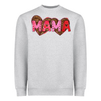 Heather Grey mama valentines day Heavyweight Sweatshirt - texasbilliewilder