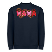 Navy mama valentines day Heavyweight Sweatshirt - texasbilliewilder