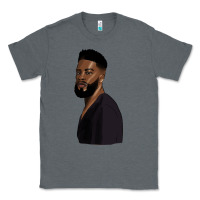 Charcoal Heather african men Classic Tee - HRA Design Shop