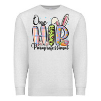Oatmeal Heather one hip paraprofessional Premium Sweatshirt - MaliasSmallBusiness