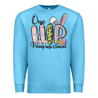 Ocean Blue one hip paraprofessional Premium Sweatshirt - MaliasSmallBusiness