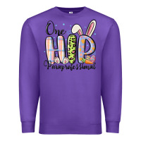 Purple one hip paraprofessional Premium Sweatshirt - MaliasSmallBusiness
