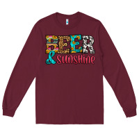 Burgundy beer and sunshine Long Sleeve Tee - HRA Design Shop