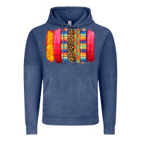 Vintage Denim mexican leopard brushstroke Vintage Hoodie - Zillion Design Studio