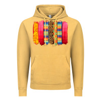 Vintage Mustard mexican leopard brushstroke Vintage Hoodie - Zillion Design Studio