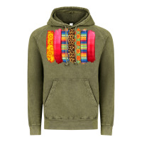 Vintage Olive mexican leopard brushstroke Vintage Hoodie - Zillion Design Studio