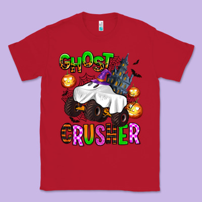 Ghost Crusher Classic Tee Designed By Adodesignshop