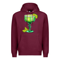 Burgundy mexican margarita Premium Hoodie - AdoDesignShop