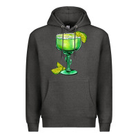 Charcoal Heather mexican margarita Premium Hoodie - AdoDesignShop
