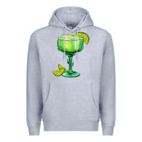 Heather Grey mexican margarita Premium Hoodie - AdoDesignShop