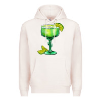 Pale Pink mexican margarita Premium Hoodie - AdoDesignShop