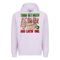 Lilac torn between lookin' like a snack and eatin' one bbs Premium Hoodie - BundleAndBundleShop