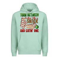Seafoam torn between lookin' like a snack and eatin' one bbs Premium Hoodie - BundleAndBundleShop