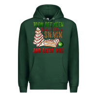 Sports Green torn between lookin' like a snack and eatin' one bbs Premium Hoodie - BundleAndBundleShop