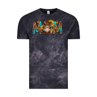 Cloud Black mom with bull skull Vintage Tee - texasbilliewilder