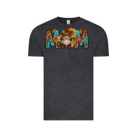 Vintage Black mom with bull skull Vintage Tee - texasbilliewilder