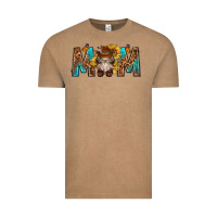 Vintage Coffee mom with bull skull Vintage Tee - texasbilliewilder
