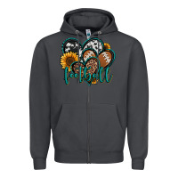 Smoke football hearts Zipper Hoodie - Jasminsmagicworld