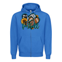 True Royal football hearts Zipper Hoodie - Jasminsmagicworld