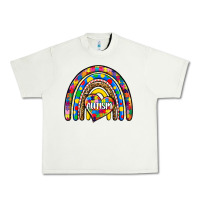 Pistachio autism rainbow Urban Heavy Tee - Zillion Design Studio