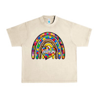 Sandshell autism rainbow Urban Heavy Tee - Zillion Design Studio