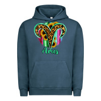 Pigment Midnight Navy Aries Zodiac Urban Hoodie - Bettercallsaul