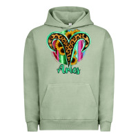Pigment Oil Green Aries Zodiac Urban Hoodie - Bettercallsaul
