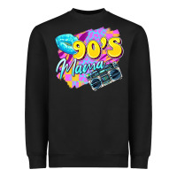 Black 90's mama Heavyweight Sweatshirt - Zillion Design Studio