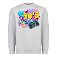 Heather Grey 90's mama Heavyweight Sweatshirt - Zillion Design Studio