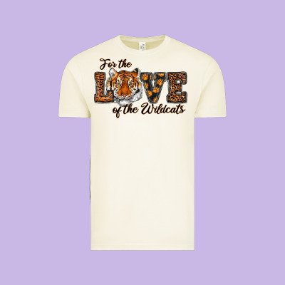Love Of The Wildcats Vintage Tee Designed By Ranaportraitstore