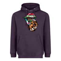 Plum Serape Cowboy Tongue Heavyweight Hoodie - Jasminsmagicworld