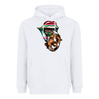 White Serape Cowboy Tongue Heavyweight Hoodie - Jasminsmagicworld