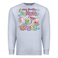 Heather Grey every favorite bunnys nurse Premium Sweatshirt - MaliasSmallBusiness