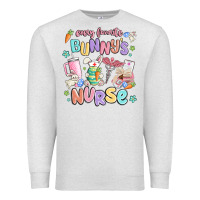 Oatmeal Heather every favorite bunnys nurse Premium Sweatshirt - MaliasSmallBusiness