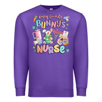 Purple every favorite bunnys nurse Premium Sweatshirt - MaliasSmallBusiness