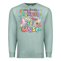Seafoam every favorite bunnys nurse Premium Sweatshirt - MaliasSmallBusiness
