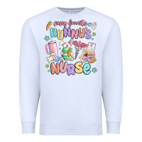 White every favorite bunnys nurse Premium Sweatshirt - MaliasSmallBusiness