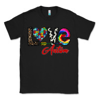 Black love autism Classic Tee - CowhideDigitalArt